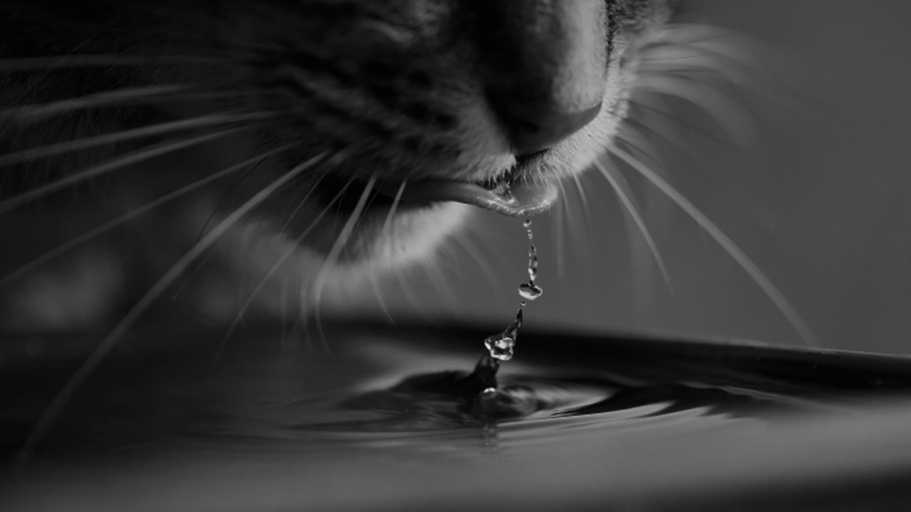 gato, agua, beber, Pixabay
