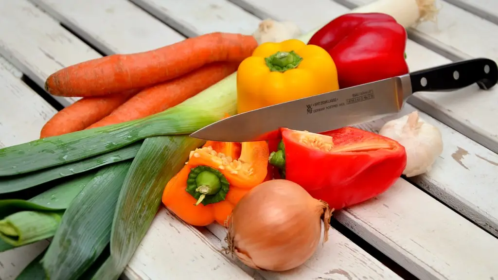 verduras, cuchillo, pimenton, Pixabay
