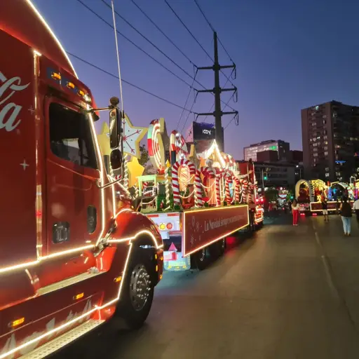 Caravana Navideña Coca-Cola Sin Azúcar ,Coca-Cola