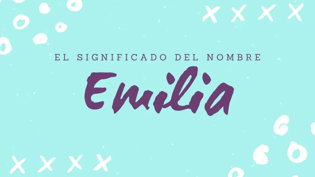 Significado del nombre Emilia, Canva