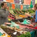 mercado, puesto en el mercado, vendedor ,Pixabay