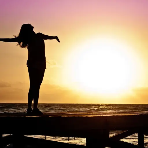 mujer, niña, libertad, contento, sol ,Pixabay